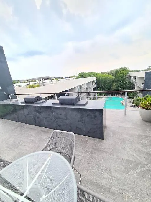 Playacar, 2 Recamaras Ph, Bamoa Residencial Apartment Playa del Carmen